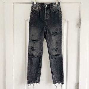 H&M High Rise Distressed Jean - 2